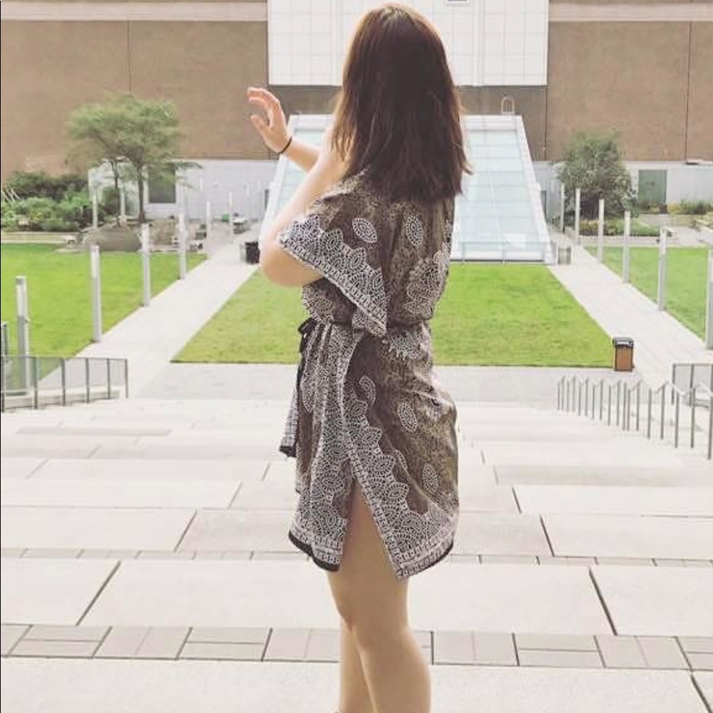 Hippie flowy summer dress